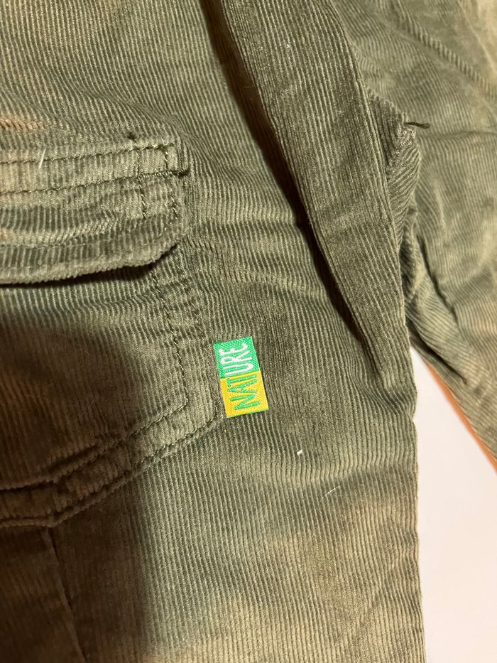 Pantalon vert velour DPAM - photo numéro 4