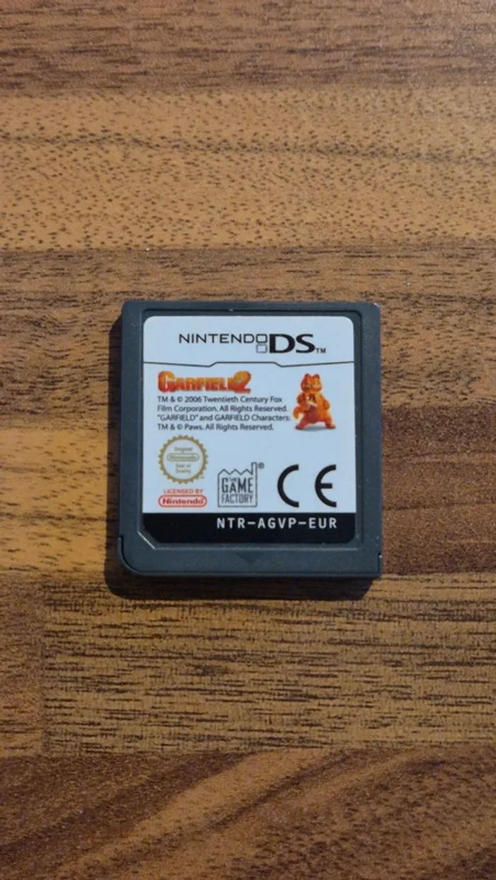 Jeu de Nintendo DS en loose " Garfield 2"