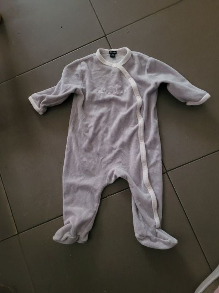 Pyjama velours kiabi 9 mois