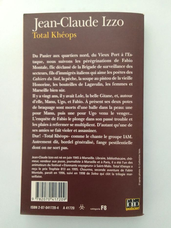 Jean-Claude Izzo - Total Khéops - photo numéro 2