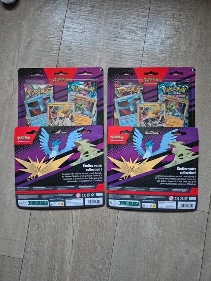 Pokémon Lot de 4 DuoPack de 2 boosters Octobre 2025 : Team Rocket Neuf Scellé FR - photo numéro 2