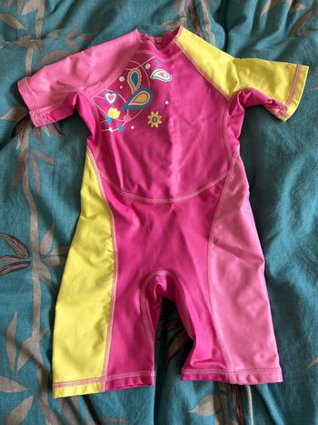Maillot combinaison short nabaiji 4 ans
