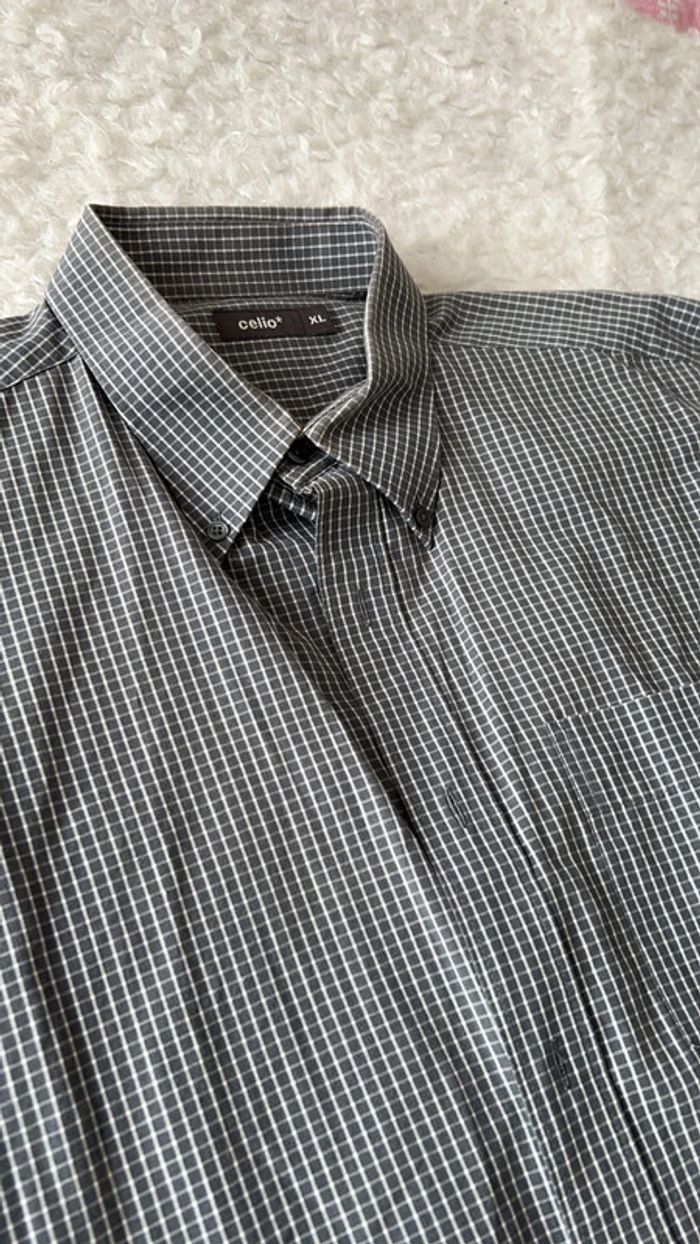 Chemise à carreaux Celio XL - photo numéro 2