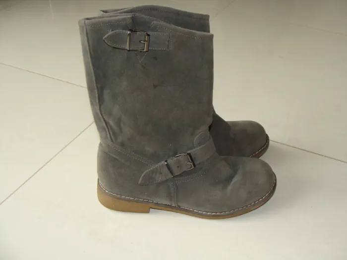 Bottes croute de cuir