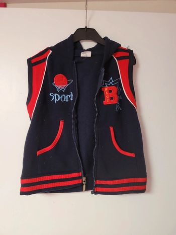 Veste sans manche garçon 6 ans