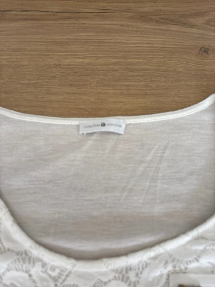 T-shirt manche longue dentelle - photo numéro 3
