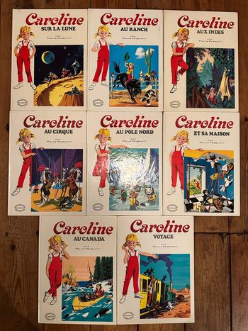 Très bon état - Lot de 8 livres Caroline Grands albums Hachette bd Pierre Probst