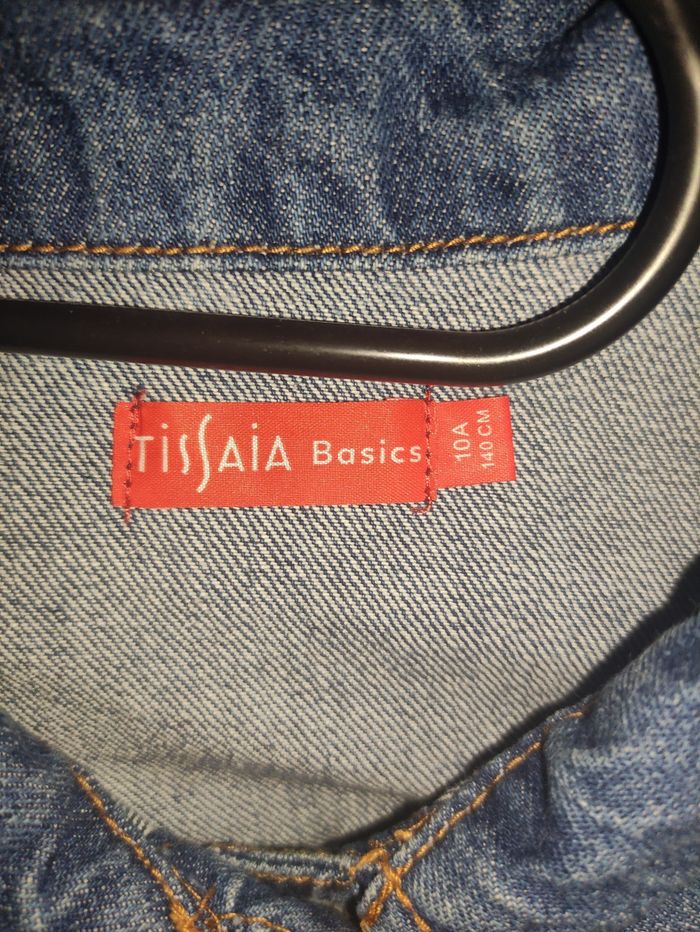 Veste en jean tissaia taille 10 ans - photo numéro 3