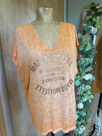 Joli tee shirt léger mademoiselle rive droite