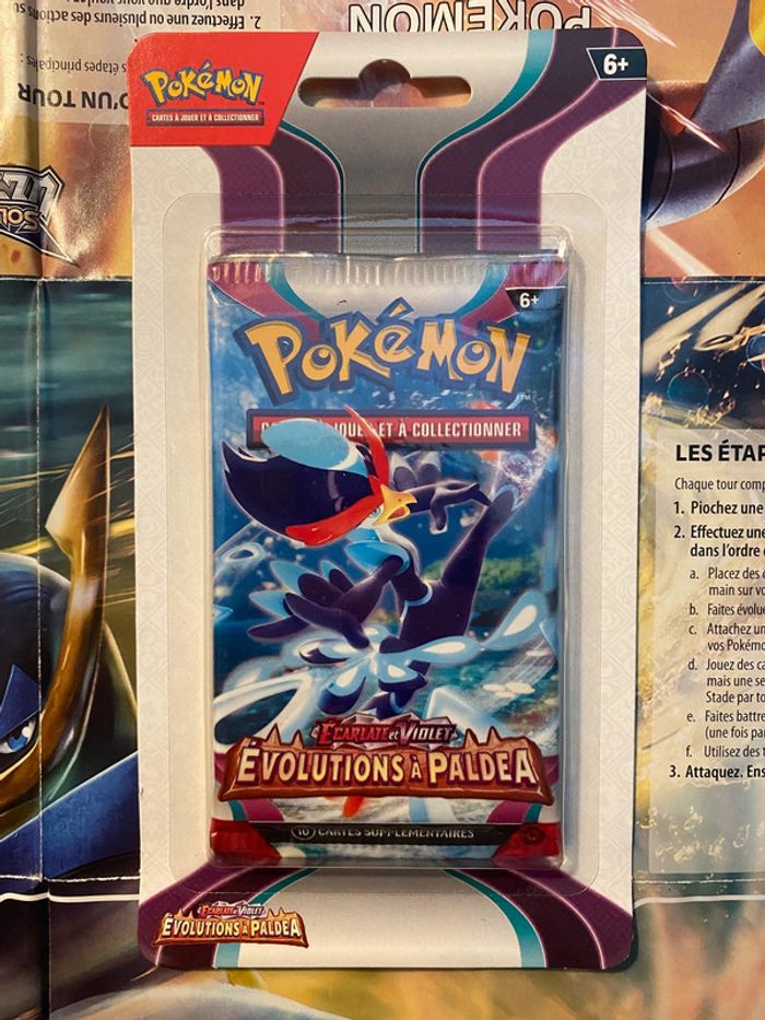 Lot de 15 blisters pokémon évolutions à paldea EV02 - photo numéro 4