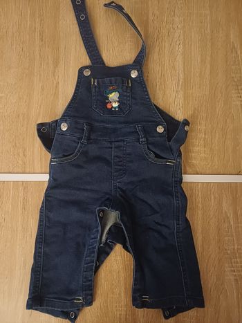 Salopette en jean bébé garçon 9 mois