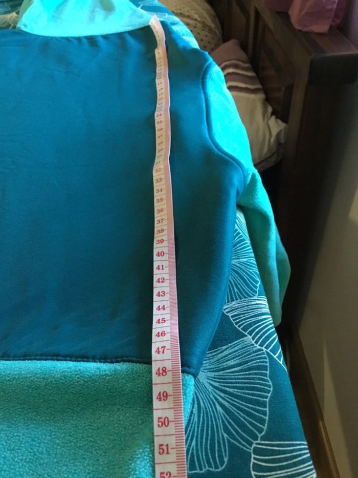 Veste polaire à capuche pour enfant Columbia turquoise taille L (14/16) 062 - photo numéro 9