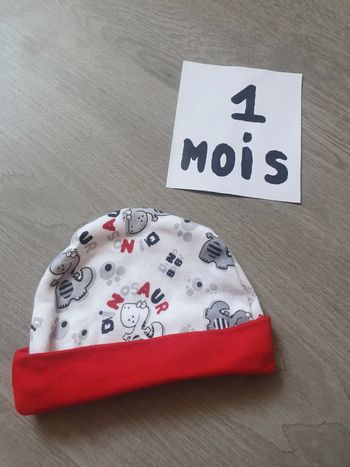 Bonnet bébé 1mois garçon