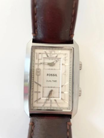 Montre fossil homme 2 cadrans