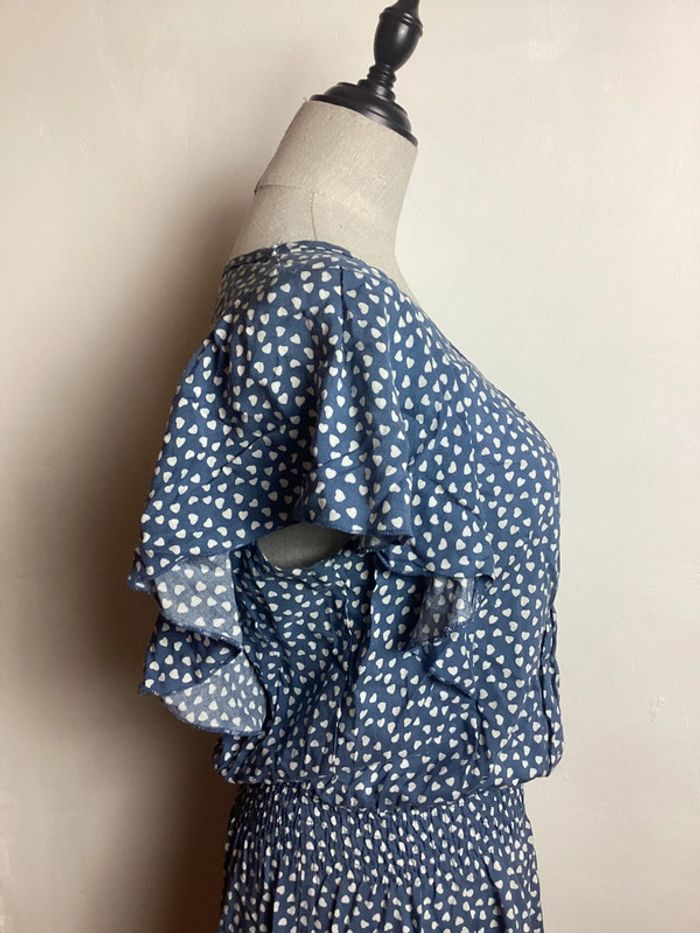 Robe bleue à motifs Taleyo 38 - photo numéro 6