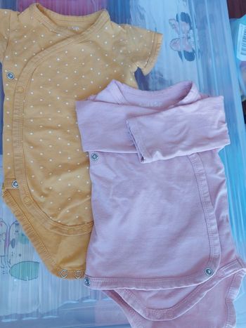 Lot de 2 body fille 3 mois