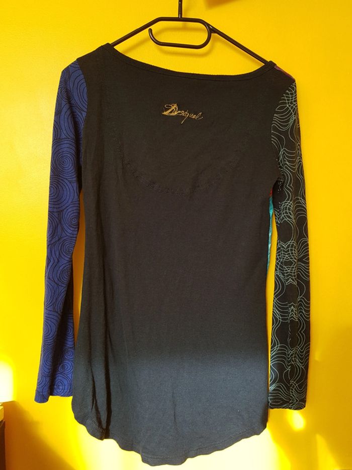 Tshirt manches longues desigual - photo numéro 4