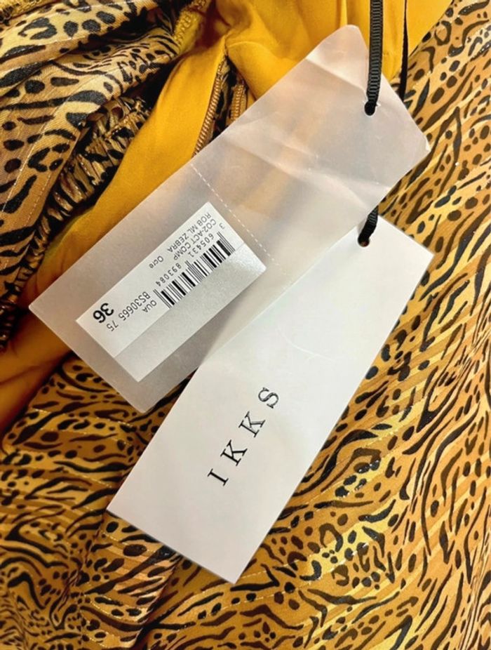 Robe Ikks longue couleur Or taille S neuve avec étiquette - photo numéro 5