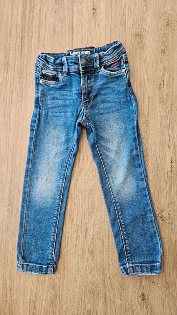 Jeans skinny garçon taille 3 ans, modèle Louis, Tape-à-l'oeil