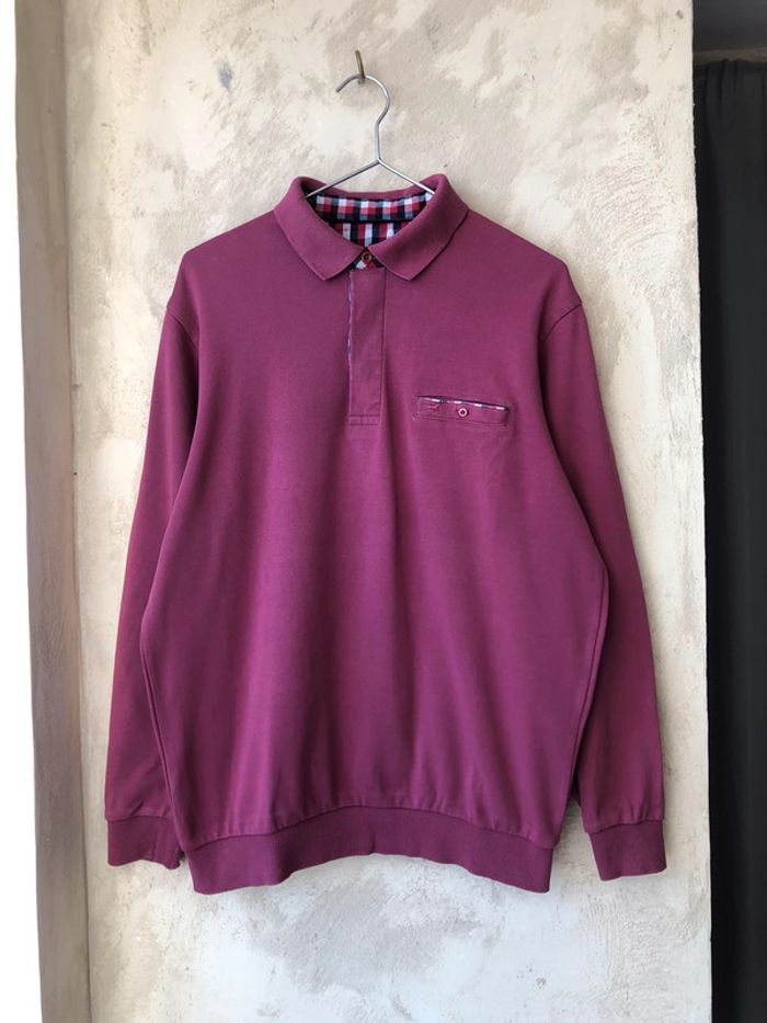 Top polo Sweat rose vintage M