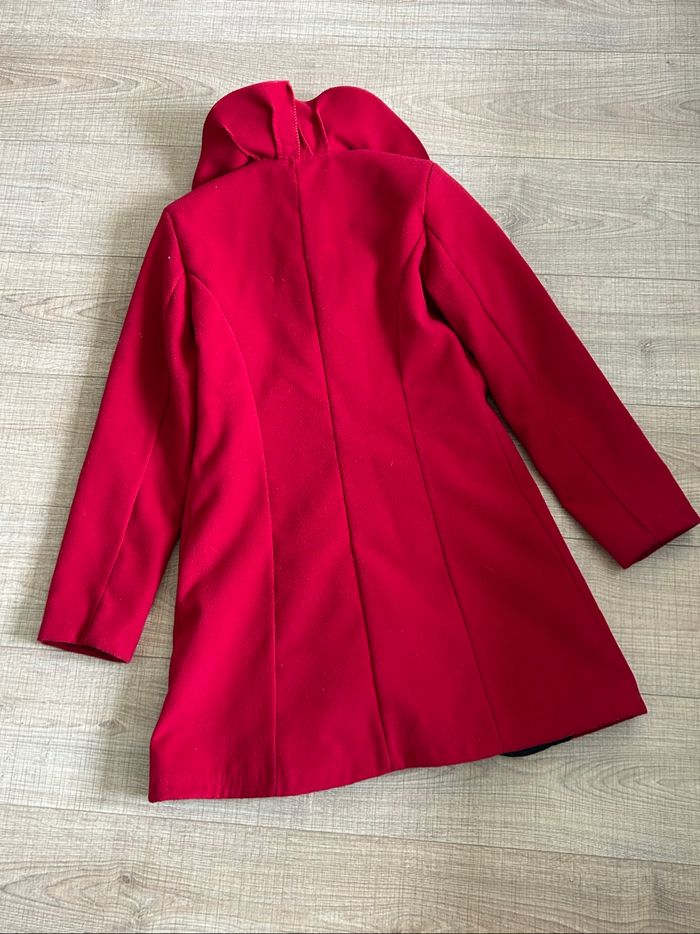 Manteau rouge mi long LolaLiza taille 36 bon état - photo numéro 8
