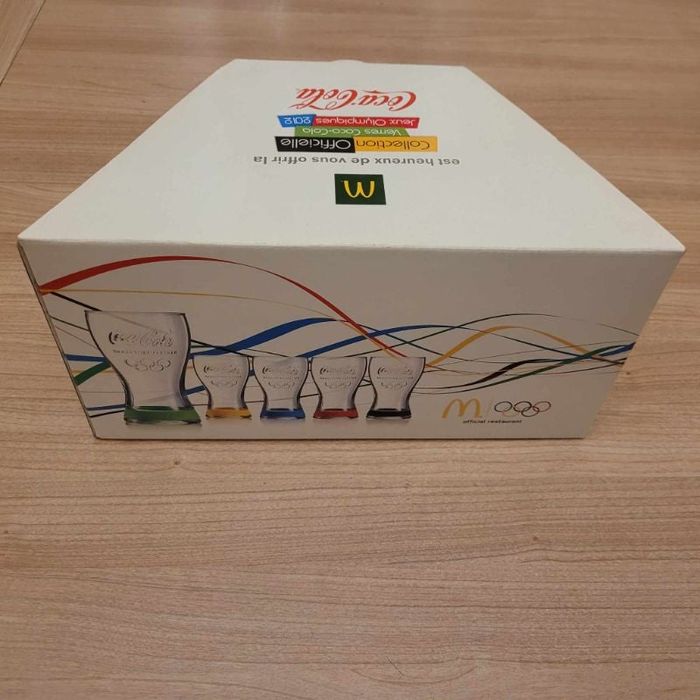 Collection officielle Verres Coca Cola Mc Do JO 2012
