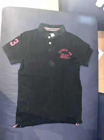 Polo superdry noir taille M