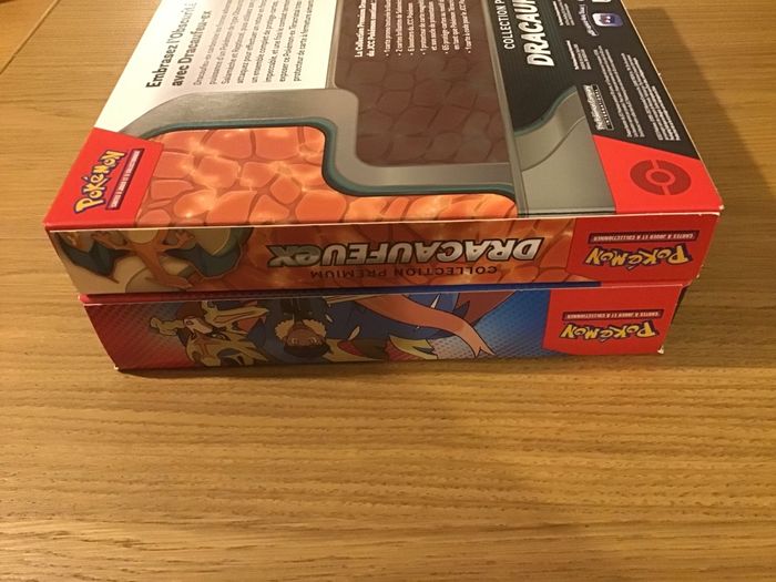 Lot coffrets cartes Pokémon dracaufeu ex zacian ex boosters flammés obsidiennes étincelles déferlantes - photo numéro 5