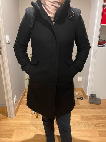 Manteau noir laine Etam taille 36