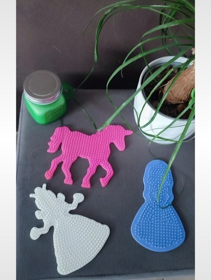 Lot de 3 plaques pour perles à repasser HAMA Midi