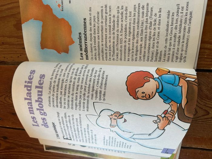 Livre ancien vintage Il était une fois la vie Le corps humain 4 La moelle osseuse Hachette Fabbri - photo numéro 4