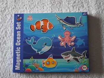 Puzzle magnétique océan neuf pour enfants (3 ans +)
