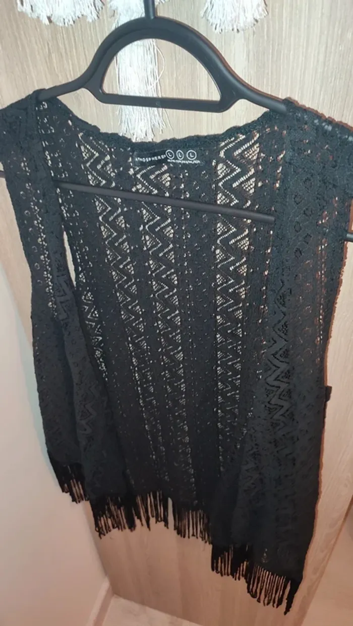 Gilet a franche noir