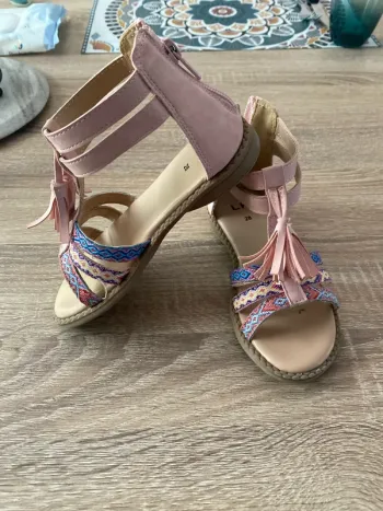 Sandales fille 28 La Halle rose