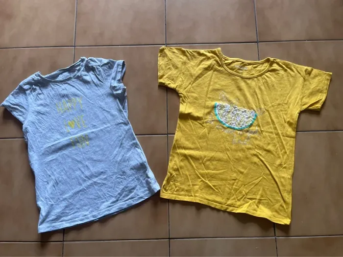 Lot t shirts fille 10 ans