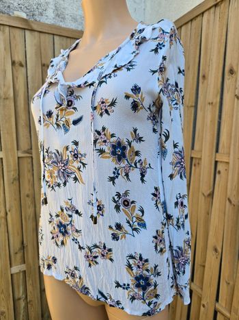 Blouse fleurie 🍒Promod🍒très bon état taille 34/36