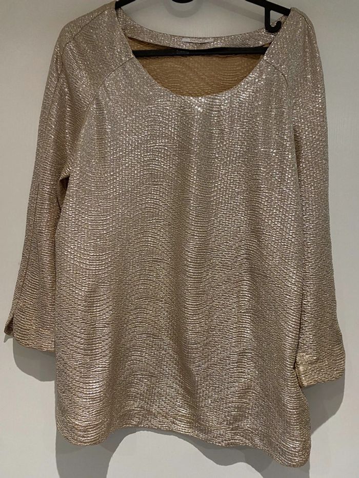 Blouse Chattawak,doré   Taille 1/38 - photo numéro 7