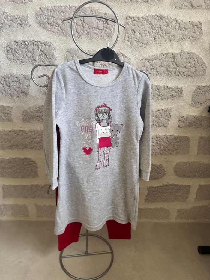 Chemise de nuit fille 6 ans tissaia - photo numéro 2