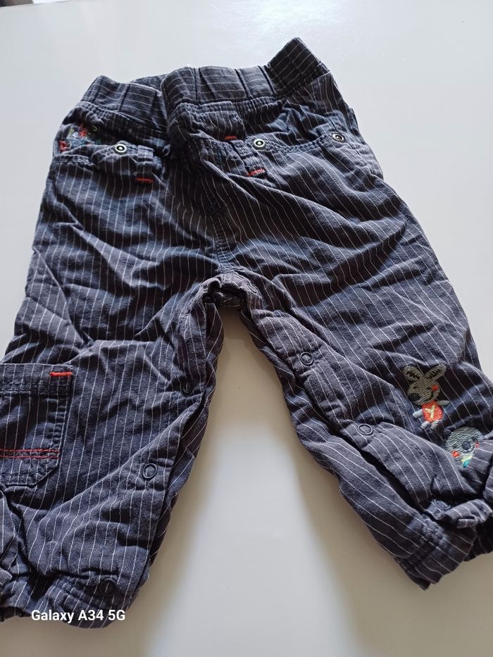 Lot de vêtement 9 mius 3 pantalon 1 bidy/ polo et 2 polo - photo numéro 3
