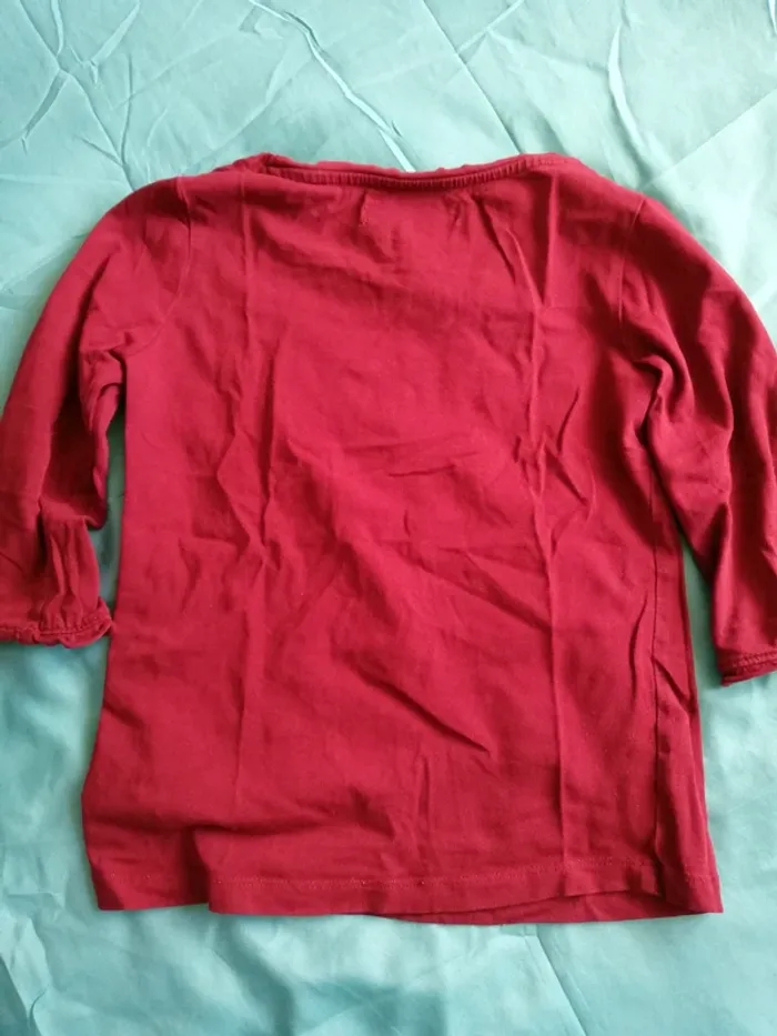 T-shirt manches 3/4, fille - photo numéro 3