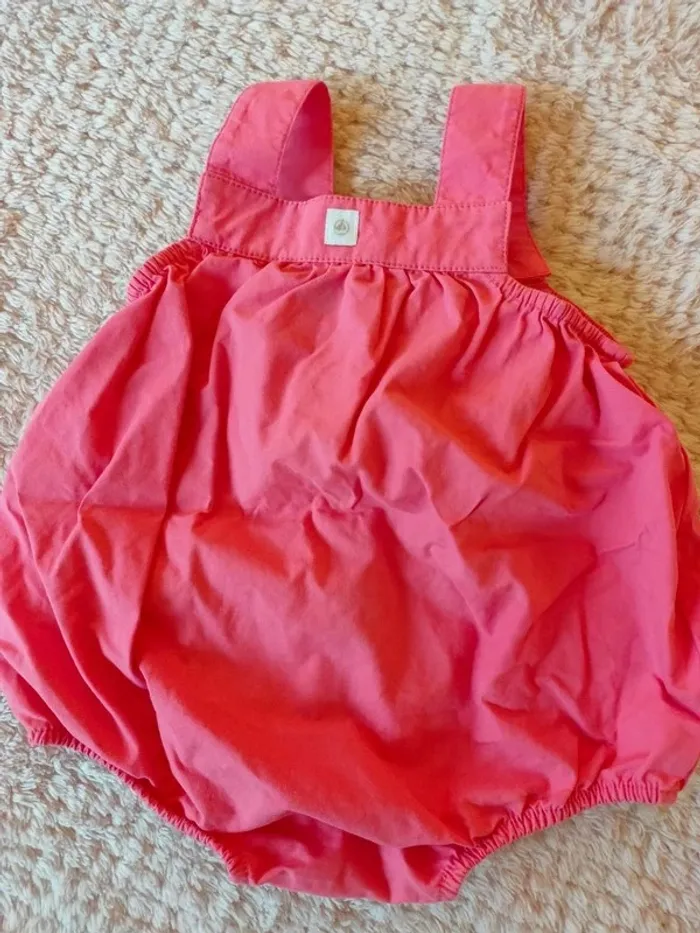 Barboteuse Petit Bateau taille 1 mois 56 cm - photo numéro 3
