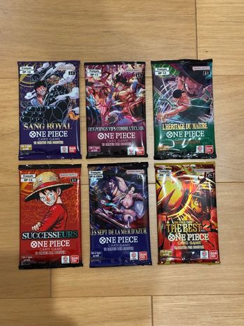 Lot de 6 booster One Piece