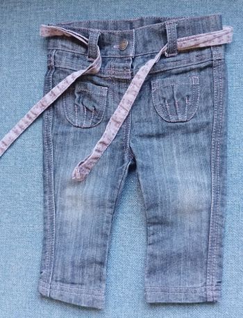 Vêtements bébé fille 6 mois pantalon Jeans " tape à l'oeil"