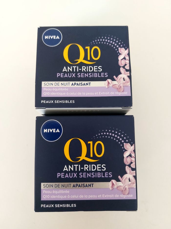 2 boîtes Nivea crème nuit antirides