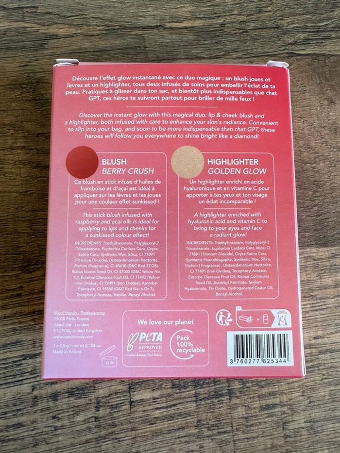 Merci handy duo blush highligter - photo numéro 4