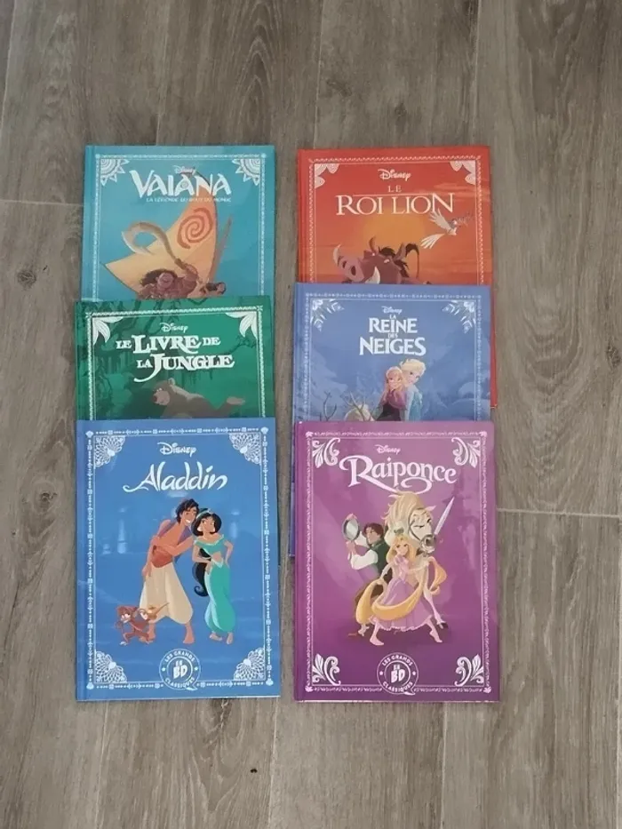 Lot de 6 livres Disney les grands classiques en BD L077 - photo numéro 2