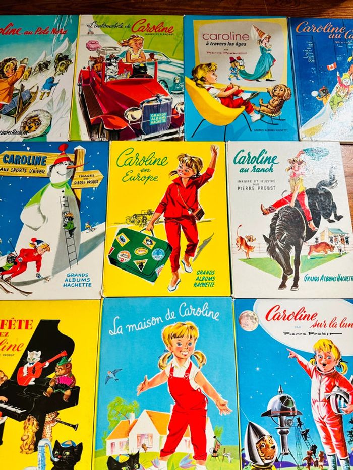Lot de 10 éditions originales Caroline livres bd albums Pierre Probst anciens vintage - photo numéro 4