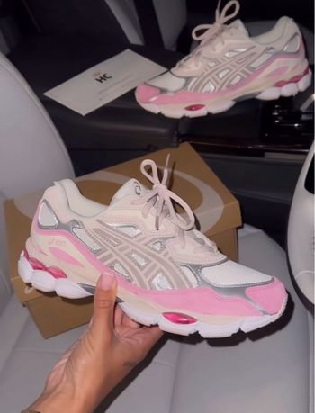 Asics gel nyc rose blanche 38