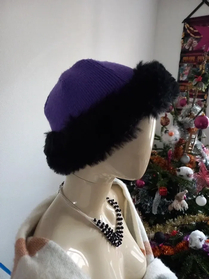 Bonnet en laine fille - photo numéro 2