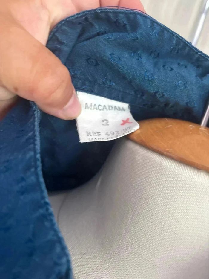 Chemise à motif taille 38 marque macadam• - photo numéro 3